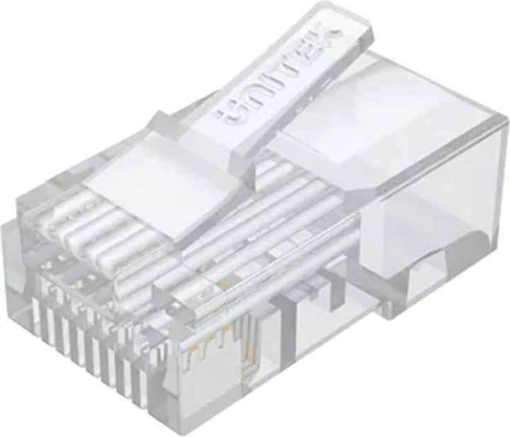 Konektorë RJ45 Unitek Cat 6, set 100 copë