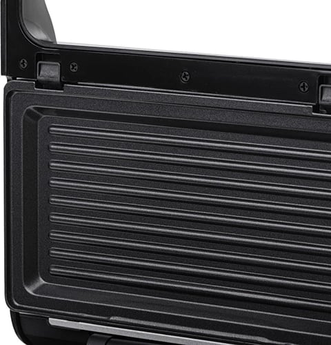 Aparat sanduiçi 2-në-1, Adler, AD 3070, pllaka të ndërrueshme grill/sanduiç, veshje jo-ngjitëse, 850W, i zi