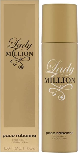 Deodorant spray unisex Paco Rabanne Lady Million 150ml