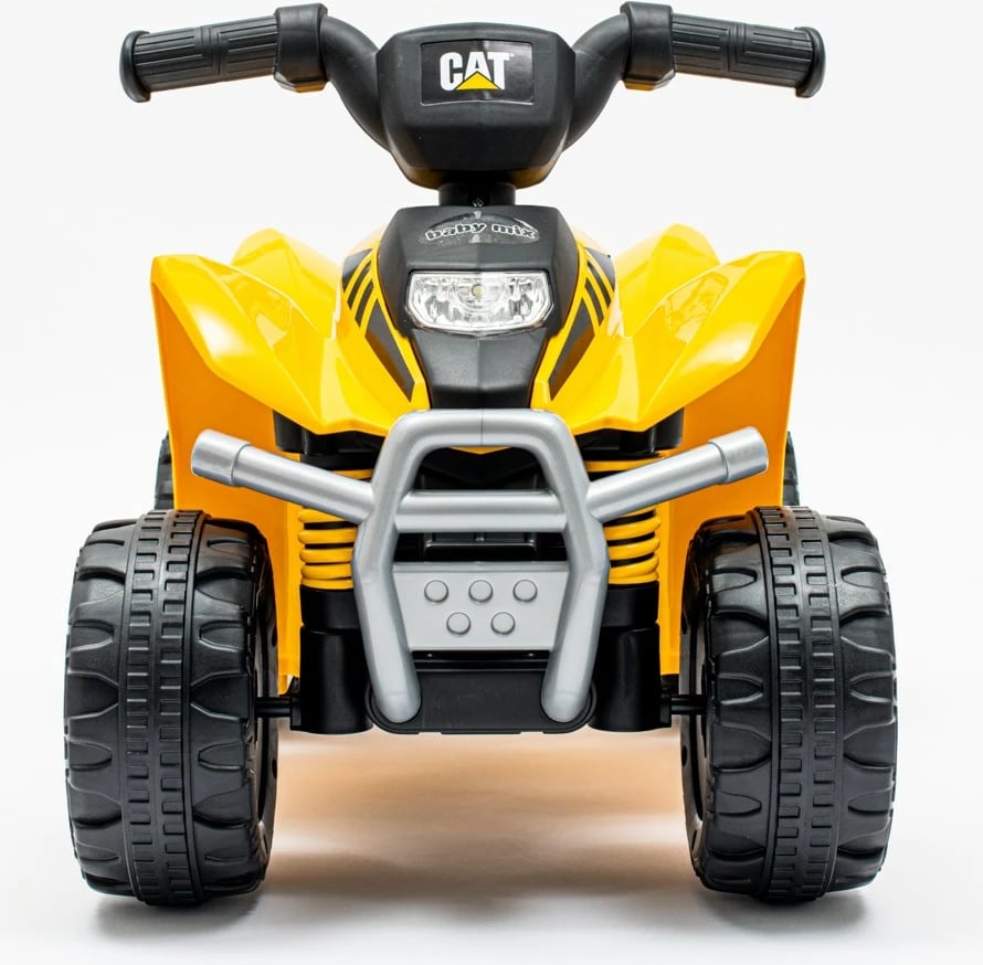 quad elektrik fëmijësh, Baby Mix CAT, 6V 4Ah 35W, drita LED, melodi, 1+ deri 25 kg, e verdhë