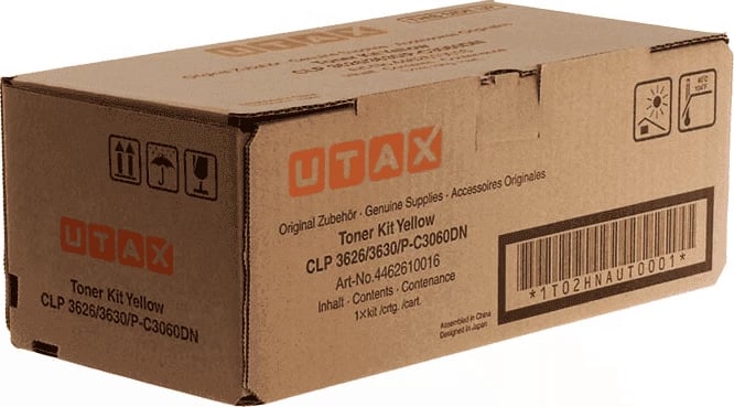 Toner Utax 4462610016 rendiment 10000 faqe, standard, ngjyrë e verdhë