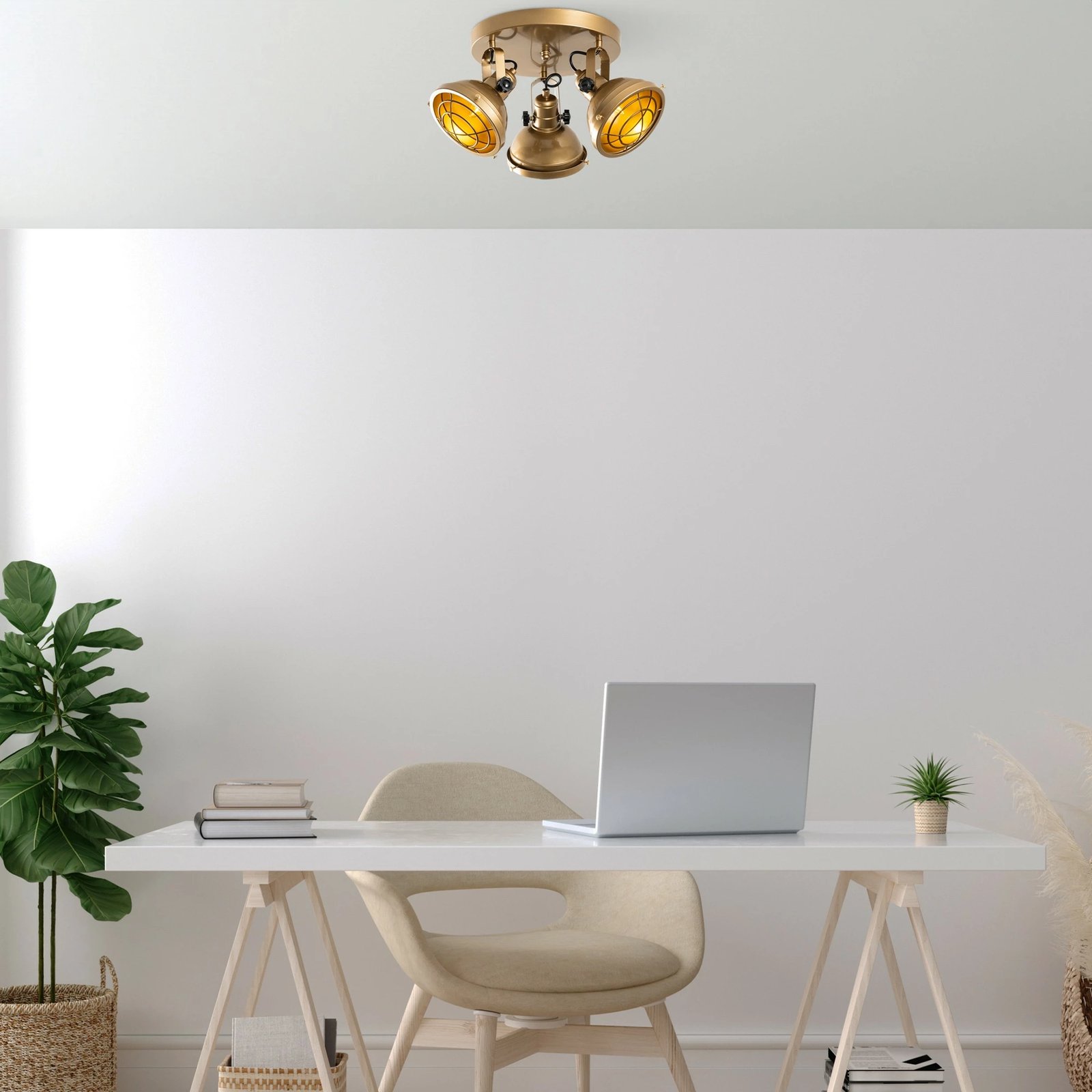 Llambë tavani Opviq, ngjyrë ari, Spoly - 13799