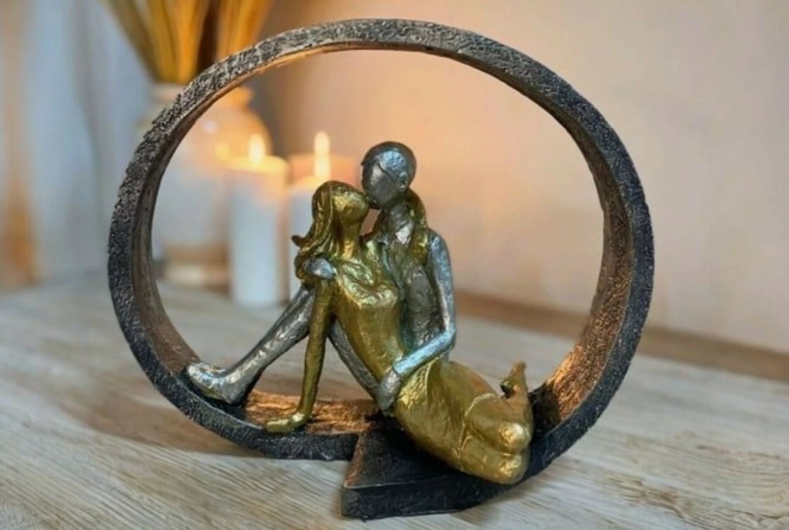 Objekt dekorativ Evila Originals, ngjyrë e zezë dhe ari, CY0449 Objekt dekorativ Evila Originals, ngjyrë e zezë dhe ari, CY0449