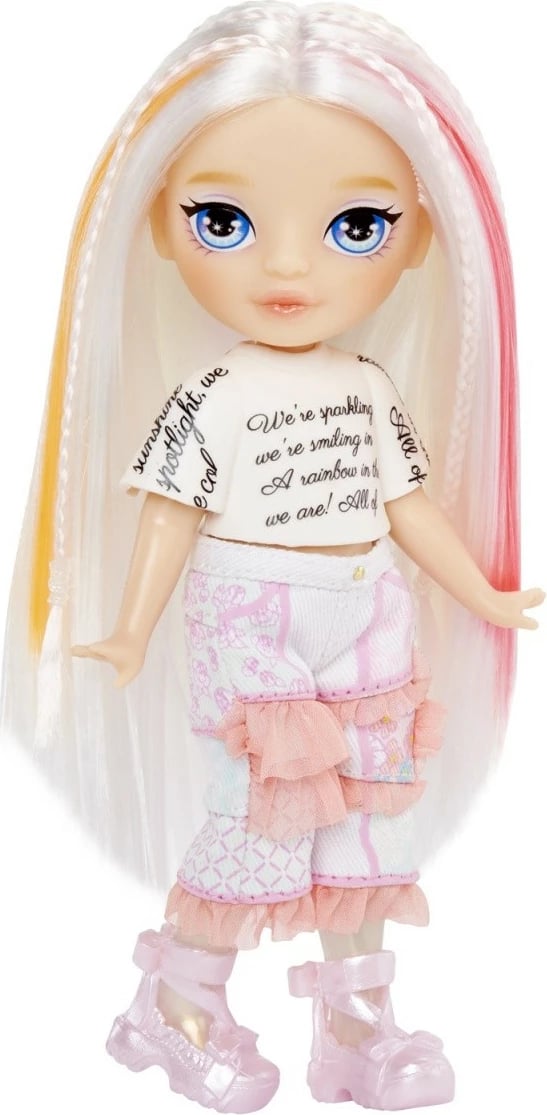 Kukull Rainbow High Littles Fantasy Fairies Opal me kafshë magjike, 15 cm, për vajza