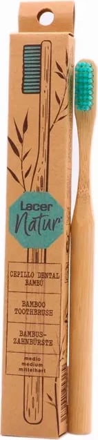 Furçë dhëmbësh Lacer Natur Bamboo Medium, 1 copë