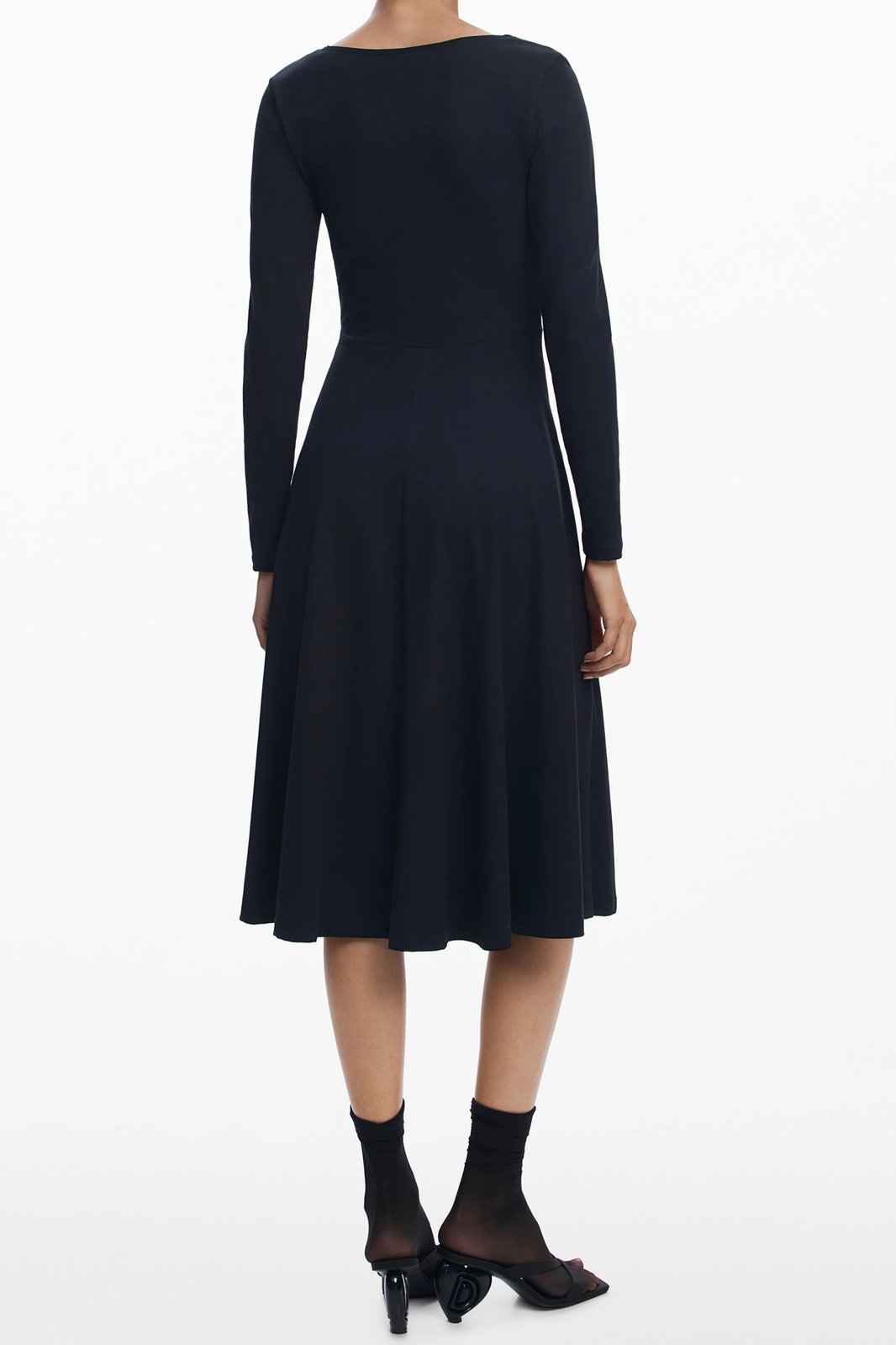 Fustan i gjatë DESIGUAL LIRIO femra, i zi