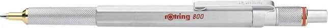 Stilolaps metalik rotring 800, medium, argjendtë