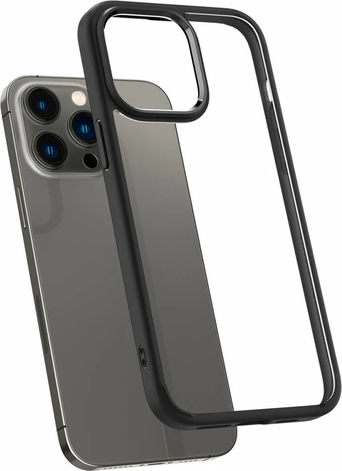 Mbështjellës Spigen Ultra Hybrid për iPhone 14 Pro, Matte Black