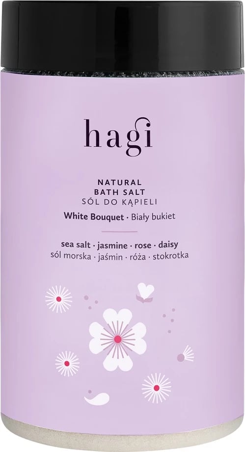 Kripë për banjë për femra Hagi White Bouquet 480g