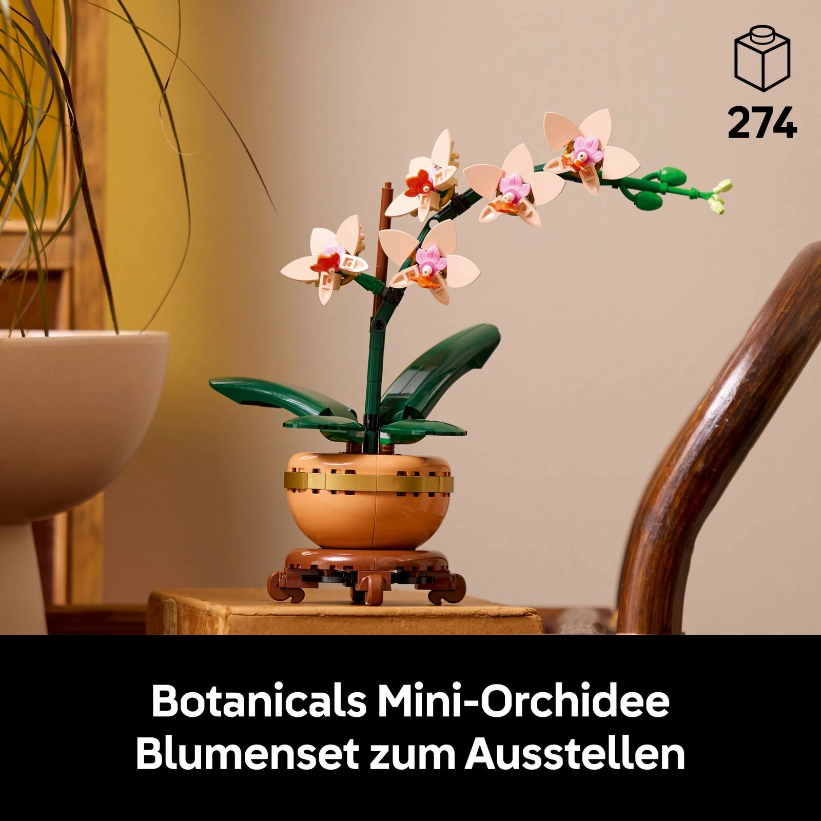 Set ndërtimi LEGO Mini Orchid, 274 pjesë, plastikë, shumëngjyrësh Set ndërtimi LEGO Mini Orchid, 274 pjesë, plastikë, shumëngjyrësh
