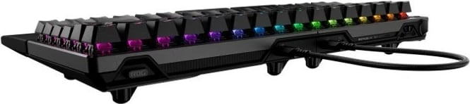 Tastierë gaming Asus ROG Falcata, 75%, RGB, wireless/wired, e zezë