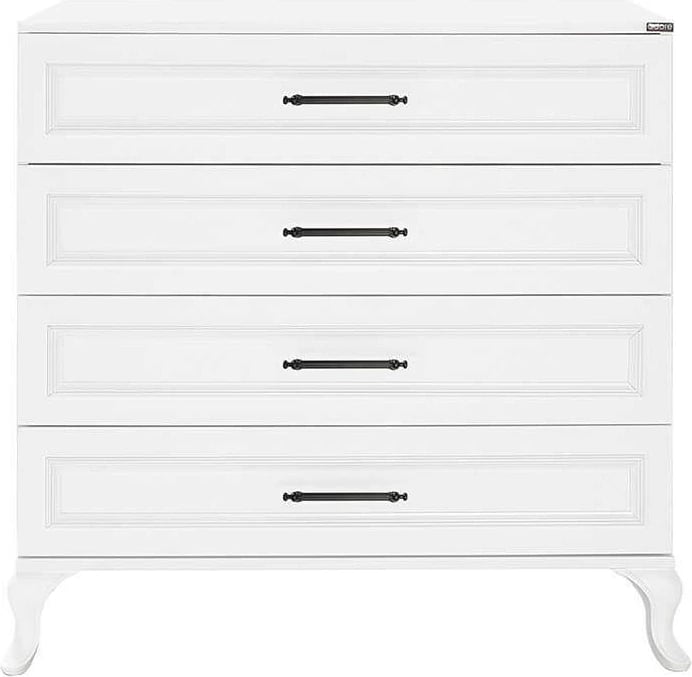 Komodë Hanah Home, Sfn-1004-Dd-1, e bardhë, 4 sirtarë