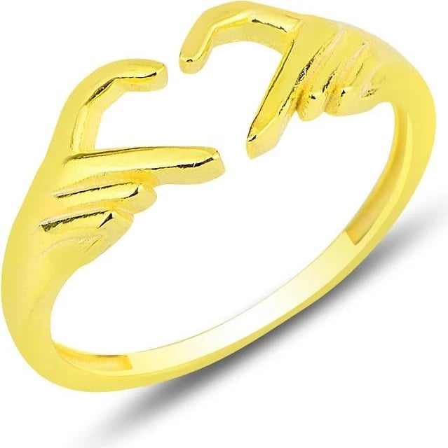 Unazë argjendi Jumeon, ngjyrë ari, SGTL12160