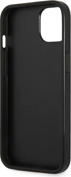 Mbështjellës Guess Saffiano Triangle për iPhone 13 mini, Hardcase, Argjendtë