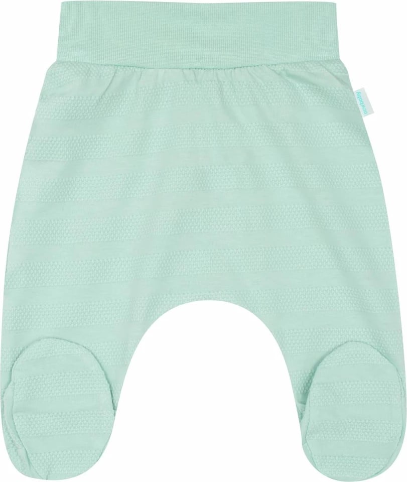 set bebe për maternitet, New Baby, I AM, madhësi 56 (0-3m), pambuk 100%, mentë, set 3 copë