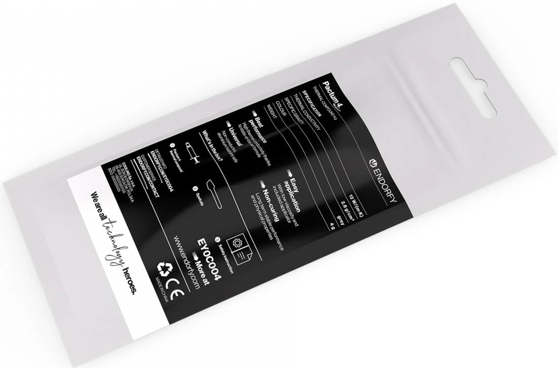 Pastë termike Endorfy Pactum 4, 4g, Gri