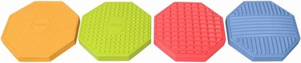 Disqe sensorike Tullo, set 4 copë, ngjyra të ndryshme