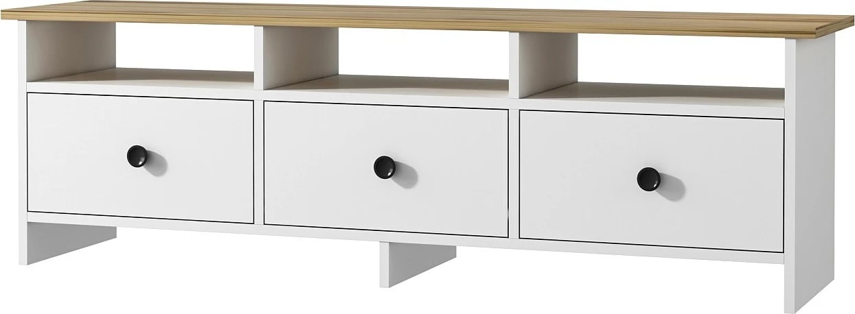 Komodë TV Skye Decor, Oslo, e bardhë-safir