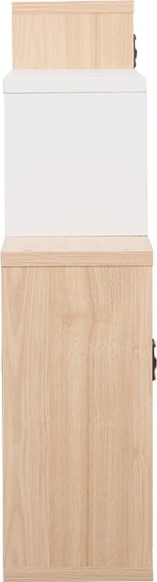 Raft muri Beldra, ngjyrë natyrale-e bardhë, 84x15x57.8cm