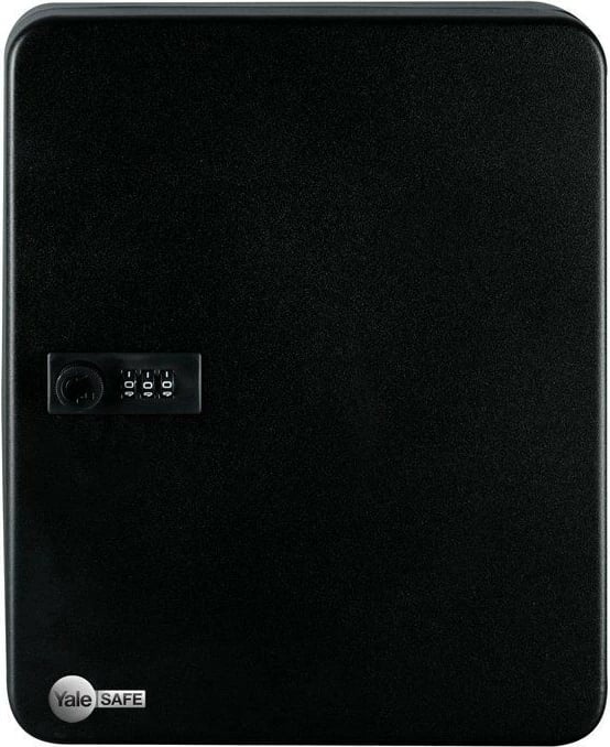 Kuti çelësash YALE HOME YKB/200/CB2 me bravë kombinimi, e zezë
