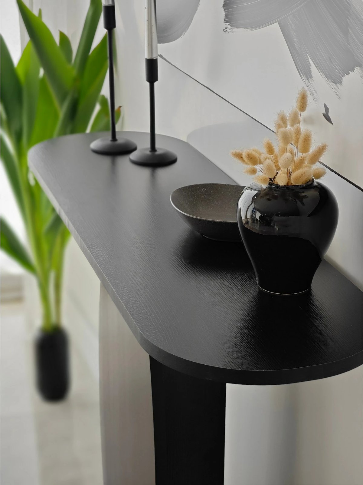 Komodë Ellittica, ngjyrë antracit, Hanah Home