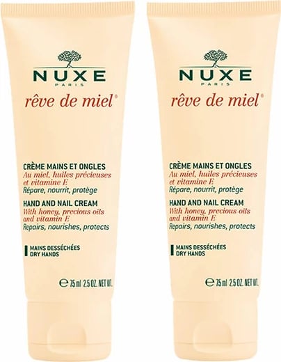 Krem për duar dhe thonj Nuxe Rêve De Miel unisex 2x50ml