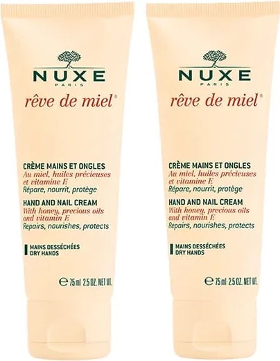 Krem për duar dhe thonj Nuxe Rêve De Miel unisex 2x50ml