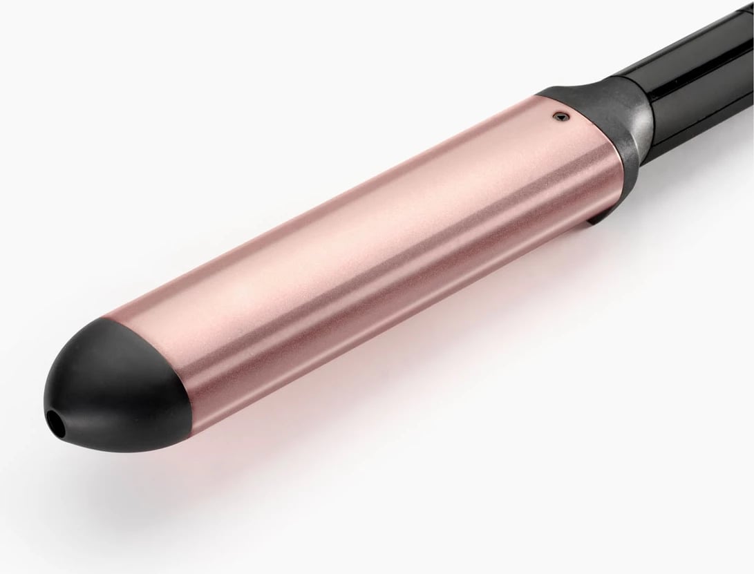 Ondulues flokësh, BaByliss C457E, 28mm, 160-210°C, quartz-ceramik, automatik ndalesë, rozë e artë/zezë