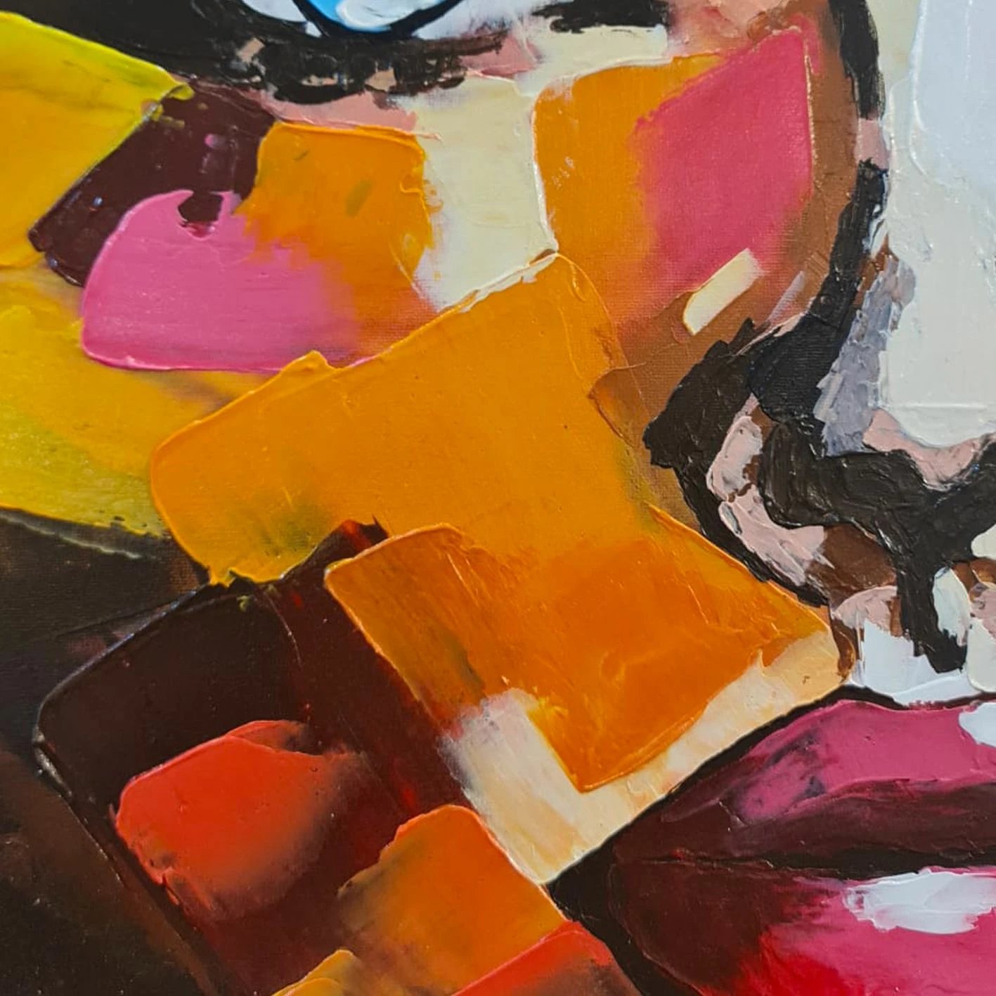 Pikturë dekorative me vaj, shumëngjyrëshe, Wallity, YB1140604 - 7070