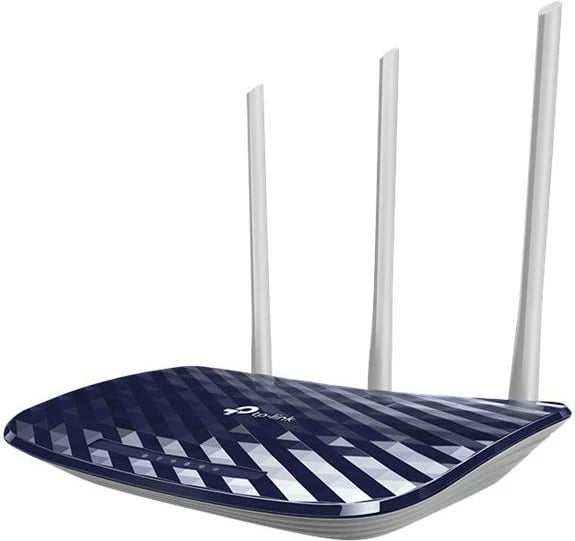 Router WLAN, TP-Link Archer C20 AC750, dual-band 300 Mbps + 433 Mbps, 3 antena, blu