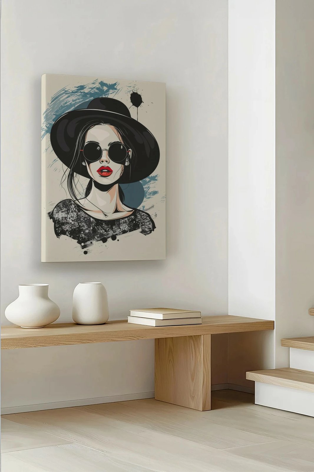 Pikturë dekorative në kanavacë, Wallity, Ersysb016, shumëngjyrëshe, 40x60cm