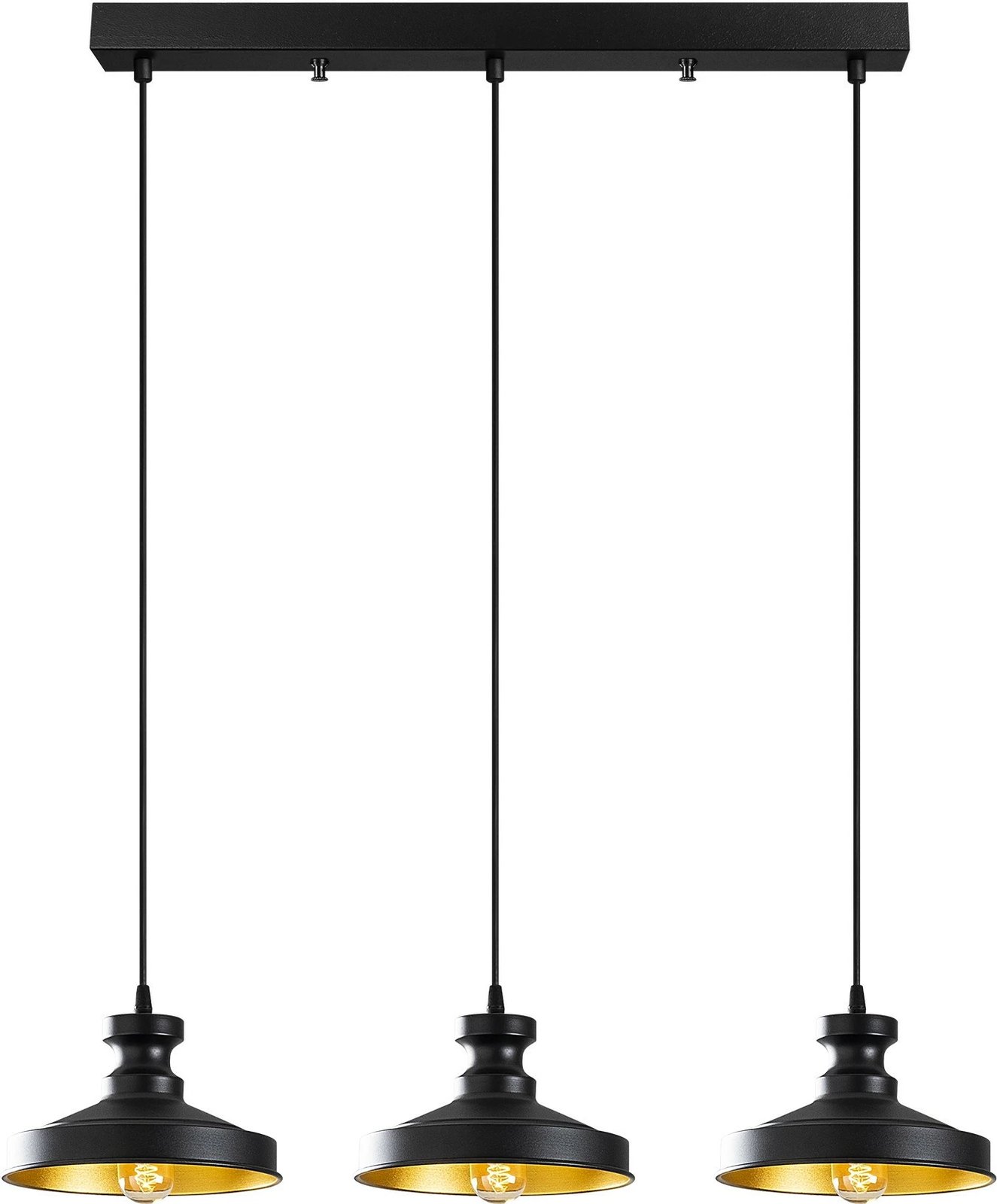 Llambë tavani Opviq, Berceste, e zezë, 182BLACK-S1