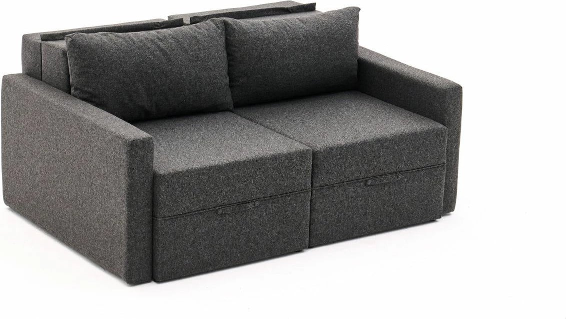 Divan-krevat 2 vende, Atelier del Sofa, Saros, antracit