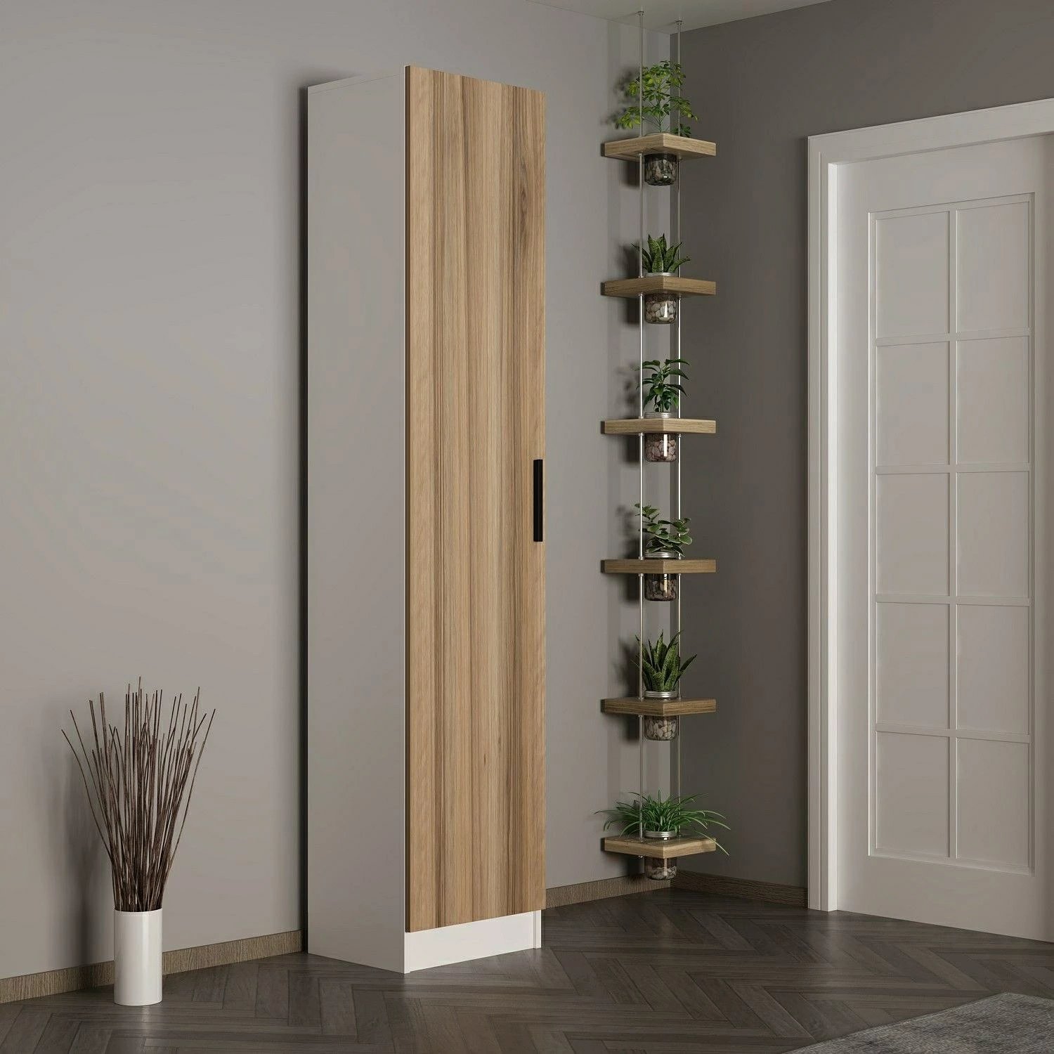 Stendë për korridor, ngjyrë arre, Skye Decor, Noah - 8219