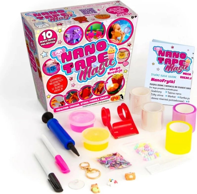 Set kreativ Nano Tape Magic Deluxe, Epee EP60514, 10 projekte, shumëngjyrëshe, set