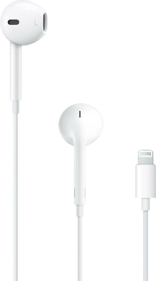 Kufje me kabllo, Apple EarPods MWTY3ZM/A, kontroll në kabëll dhe mikrofon, lidhje Lightning, të bardha