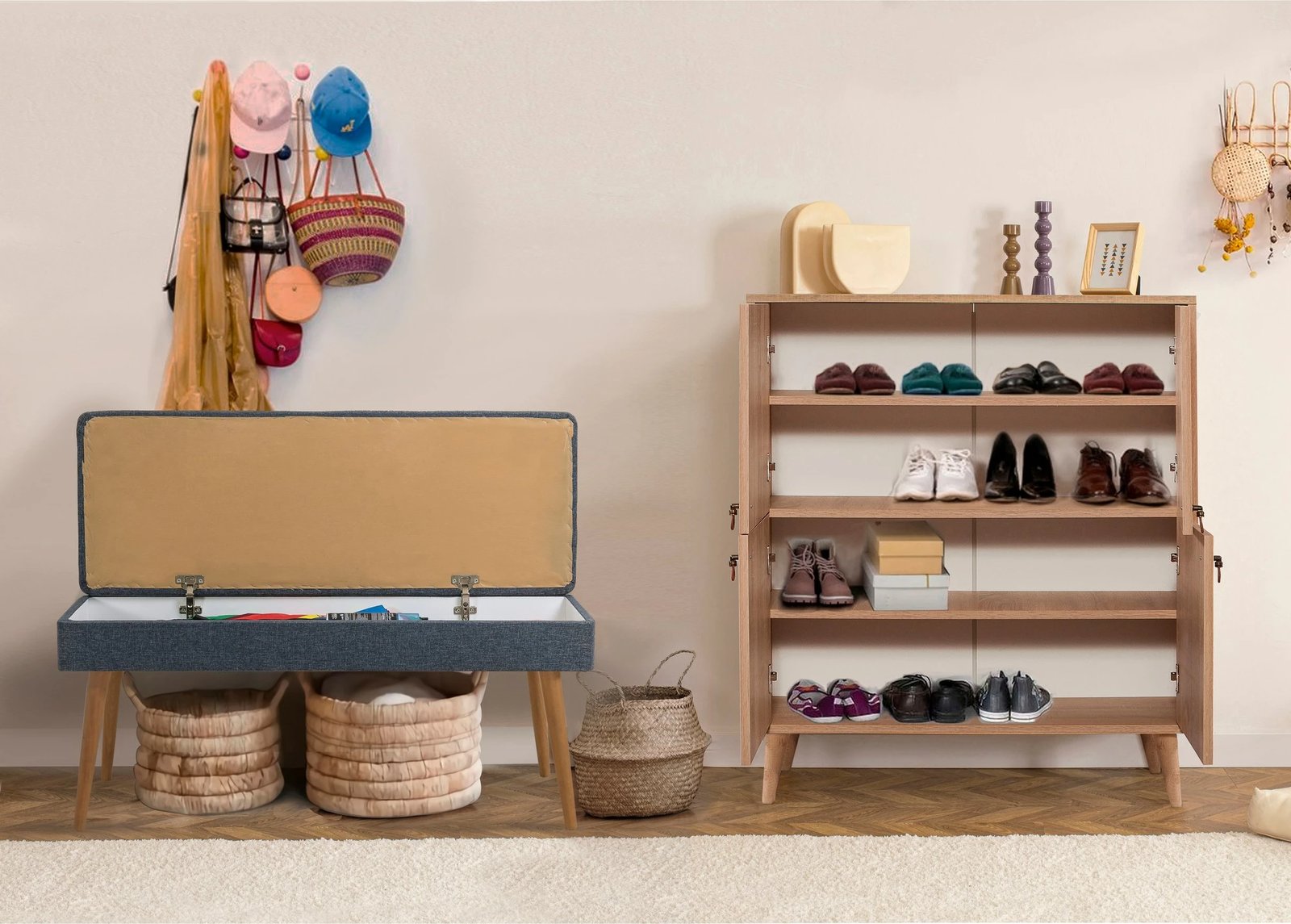 Set mobiljesh për korridor, Sonomo & blu e errët, Skye Decor, 200-1048