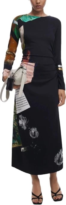 Fustan Desigual femra, i zi