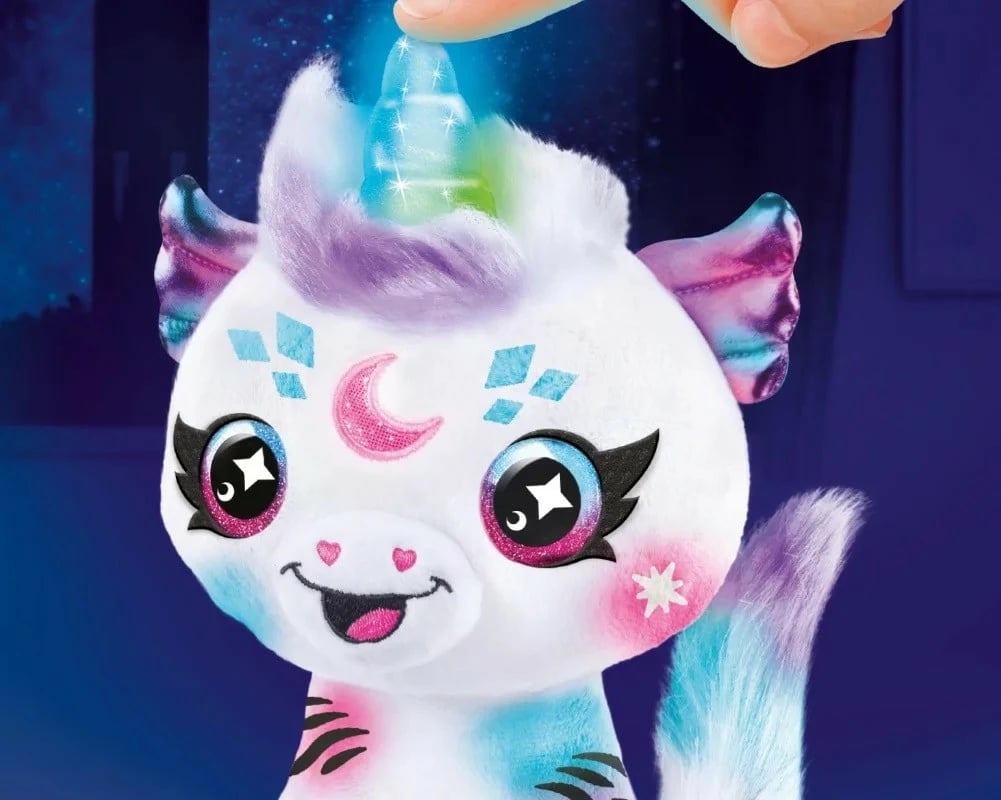 Set pelushi Epee EP60179 njëbrirësh me brirë që ndriçon, airbrush dhe markera, për fëmijë 6+, Multicolor