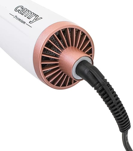 Furçë tharëse rrotulluese, Adler CR2021, 1200W, 38mm & 50mm, e bardhë me rozë të artë