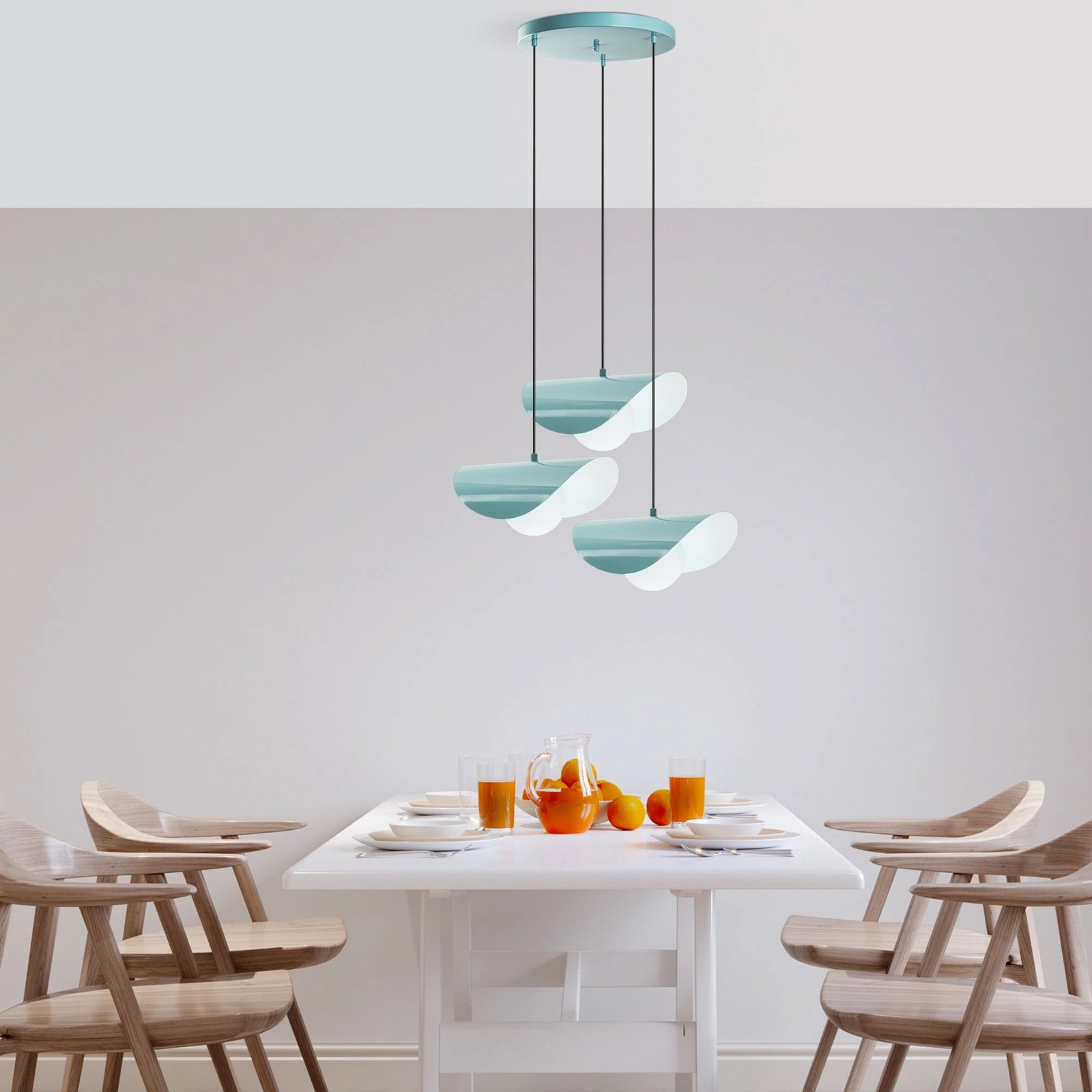 Llambë tavani Opviq, Vatoz - Nus - 6141, ngjyrë turquoise