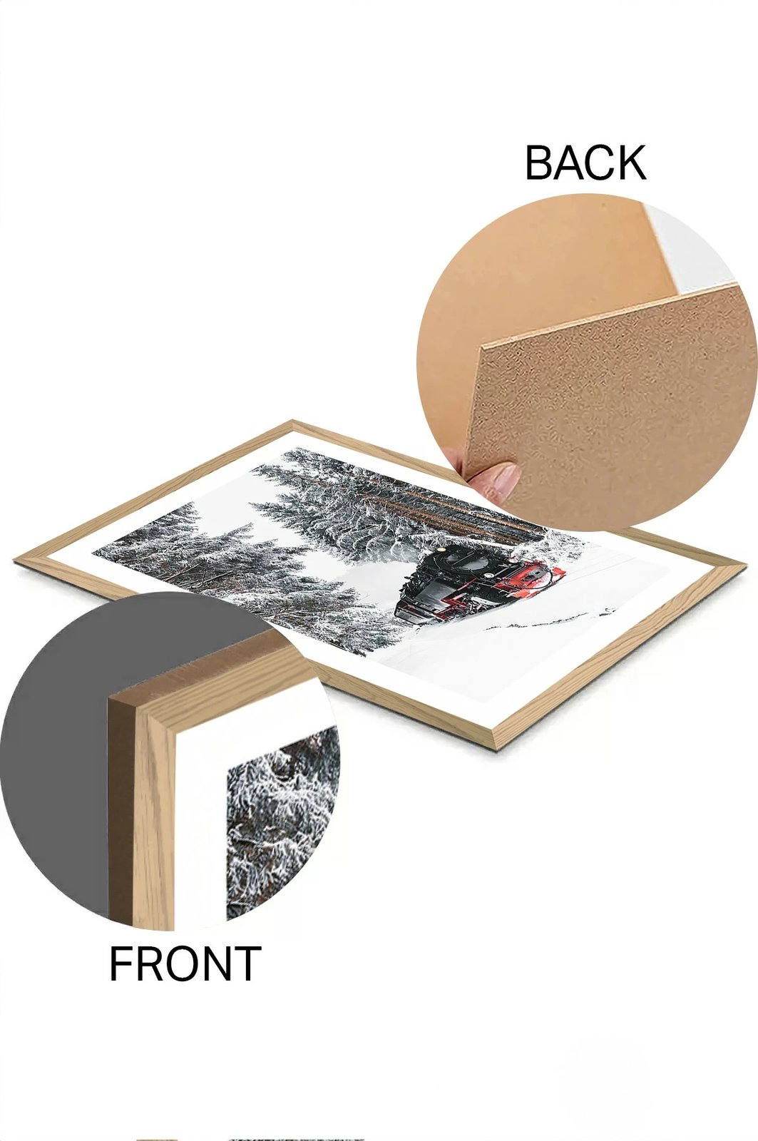 Pikturë dekorative për mur, shumëngjyrëshe, Tekhammdf108, 33x48cm