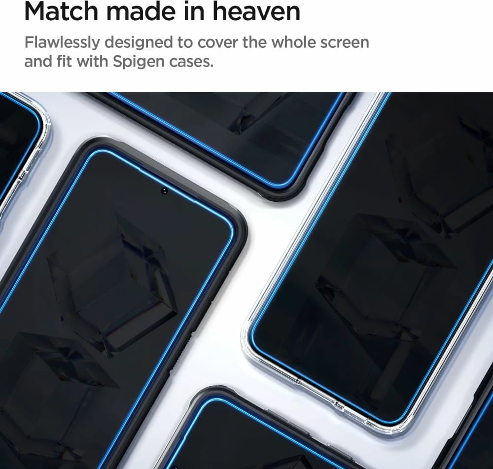 Mbrojtës ekrani xham i temperuar Spigen Glas.tR EZ Fit për Samsung Galaxy S23+, 2 copë