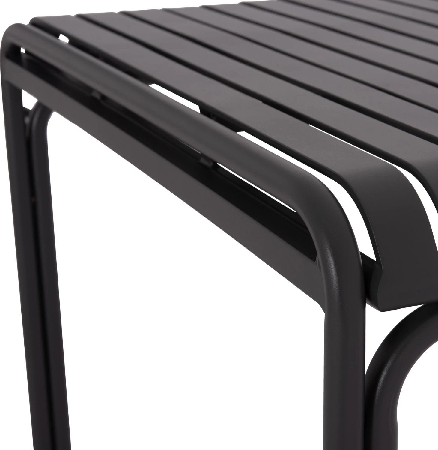 Tavolinë katrore alumini për jashtë, ngjyrë gri, RACHEL FH6338.01, 80x80x76cm