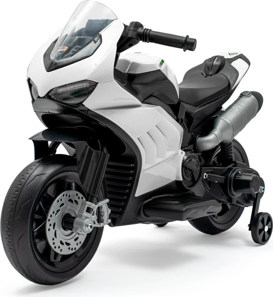 Motoçikletë elektrike për fëmijë, Baby Mix Supersport, e bardhë