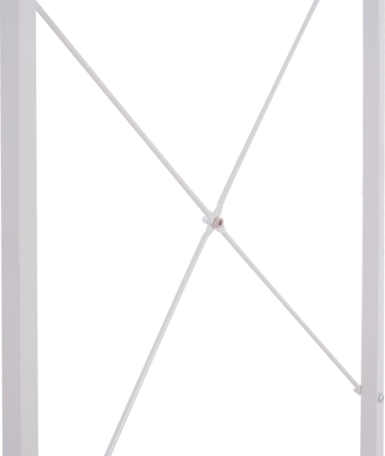 Mobilje hyrëse, ngjyrë sonama, kornizë metalike e bardhë, FH2409.02, 60x40x155 cm