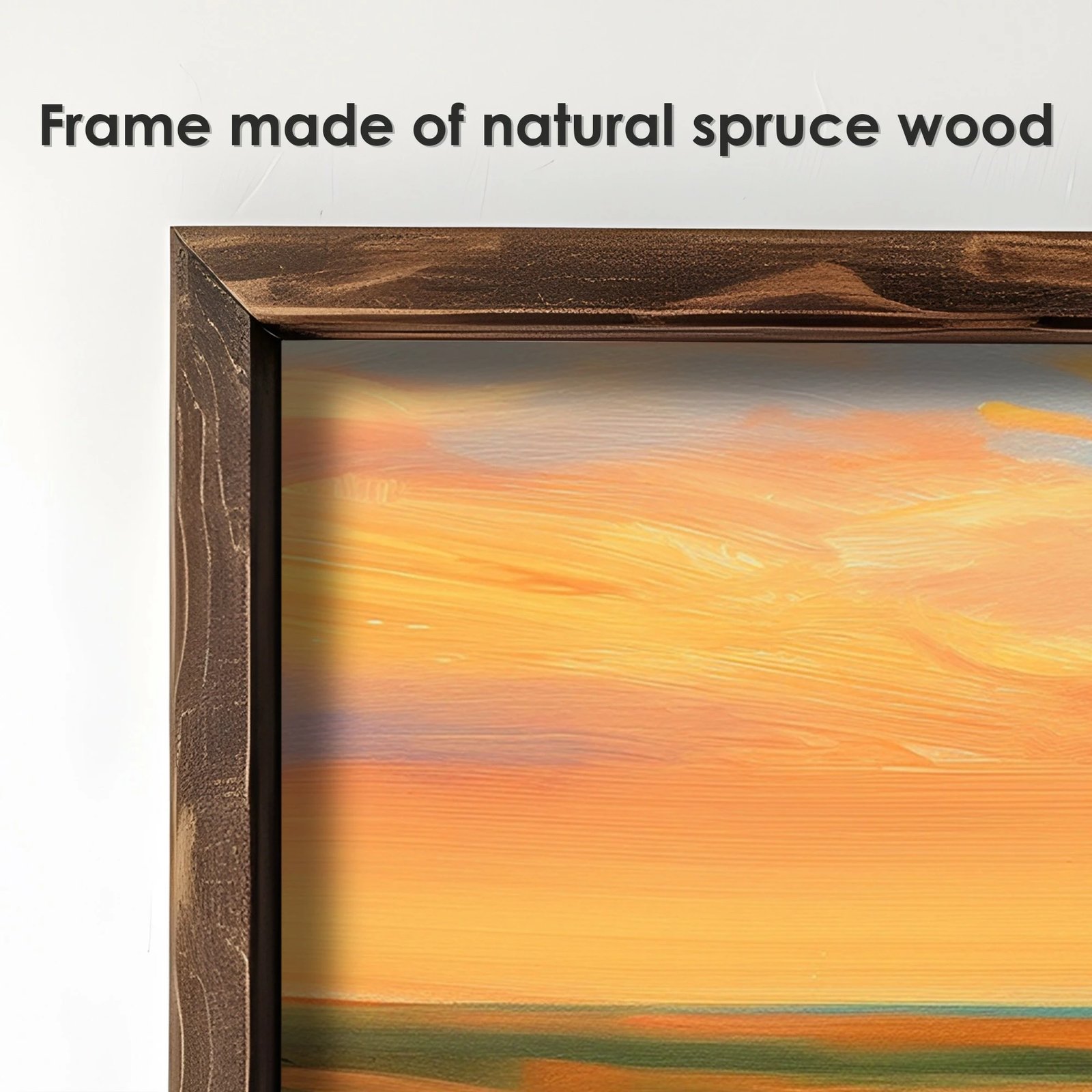 Pikturë dekorative me kornizë, MDF, Wallity, EMR036, shumëngjyrëshe, 40x120x3.5cm