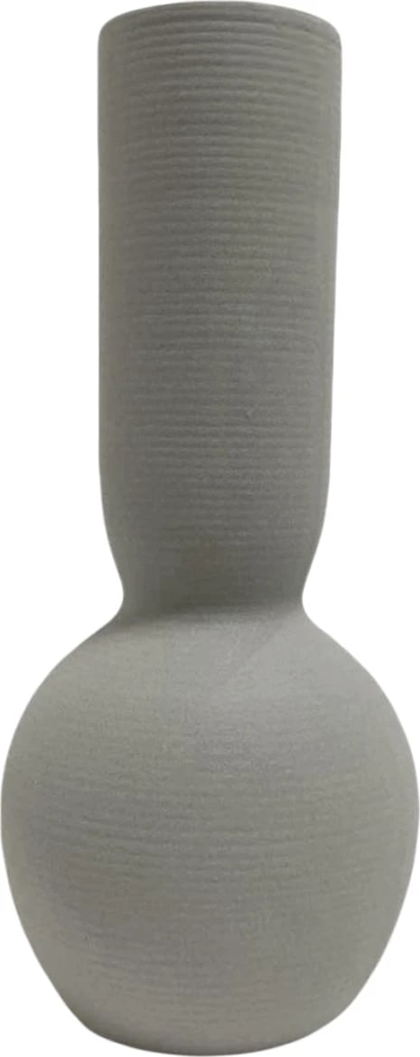 Dekor tavoline prej qeramike, ngjyrë gri mat, FH4616.02, Φ11x26H cm Dekor tavoline prej qeramike, ngjyrë gri mat, FH4616.02, Φ11x26H cm