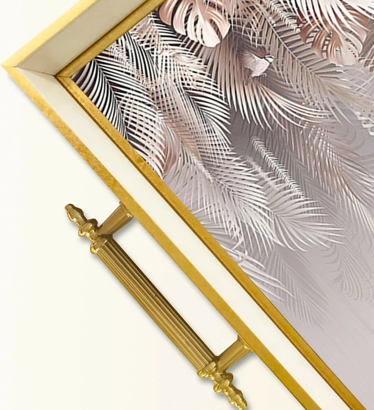 Tabaka qelqi shumëngjyrëshe Aberto Design, TPB9814, 50x29x3.5cm