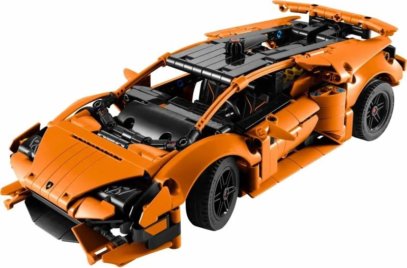 Set ndërtimi Lego Technic Lamborghini Huracán për fëmijë, portokalli
